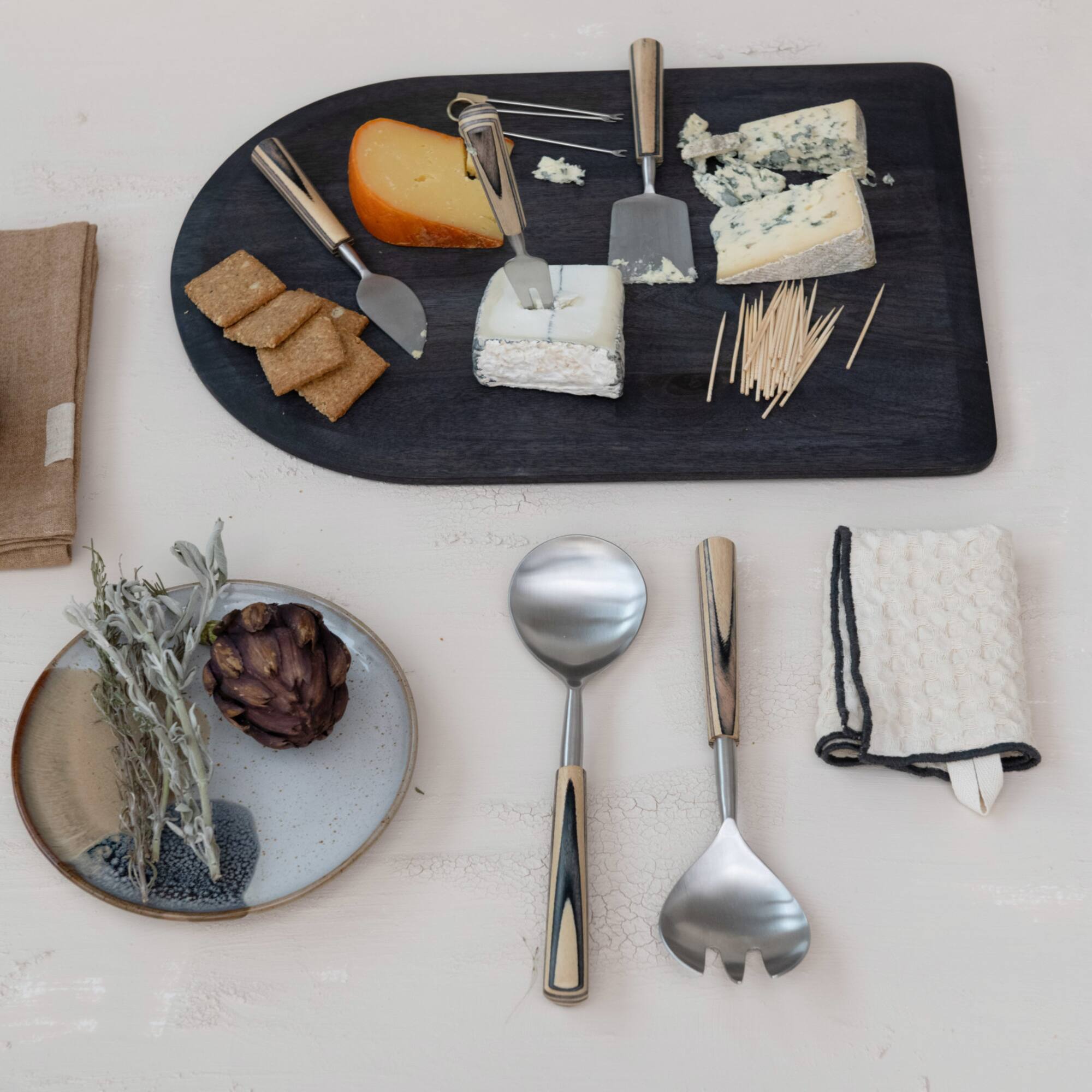 Hello Honey® 7.75" Earthen Hues Stoneware Plates, 4ct.